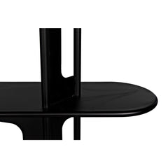 Noir Ochoa Bookcase, Black Steel-Noir Furniture-Blue Hand Home