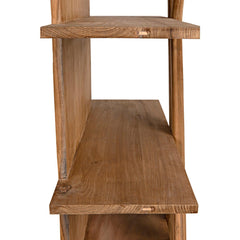 Noir Vetra Bookcase, Teak-Noir Furniture-Blue Hand Home