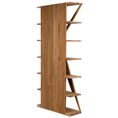Noir Vetra Bookcase, Teak-Noir Furniture-Blue Hand Home
