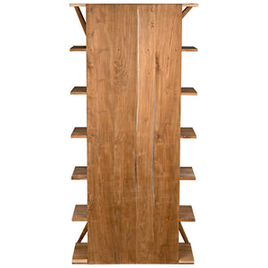 Noir Vetra Bookcase, Teak-Noir Furniture-Blue Hand Home