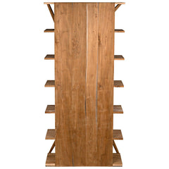 Noir Vetra Bookcase, Teak-Noir Furniture-Blue Hand Home