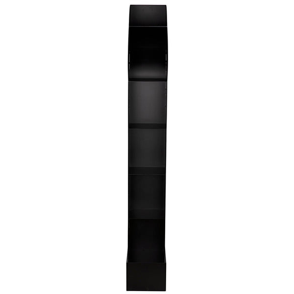 Noir Triumph Bookcase, Black Steel-Noir Furniture-Blue Hand Home