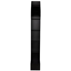 Noir Triumph Bookcase, Black Steel-Noir Furniture-Blue Hand Home