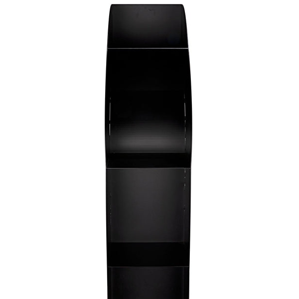 Noir Triumph Bookcase, Black Steel-Noir Furniture-Blue Hand Home