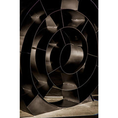 Noir James Metal Shelving, Black Metal-Noir Furniture-Blue Hand Home