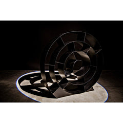 Noir James Metal Shelving, Black Metal-Noir Furniture-Blue Hand Home
