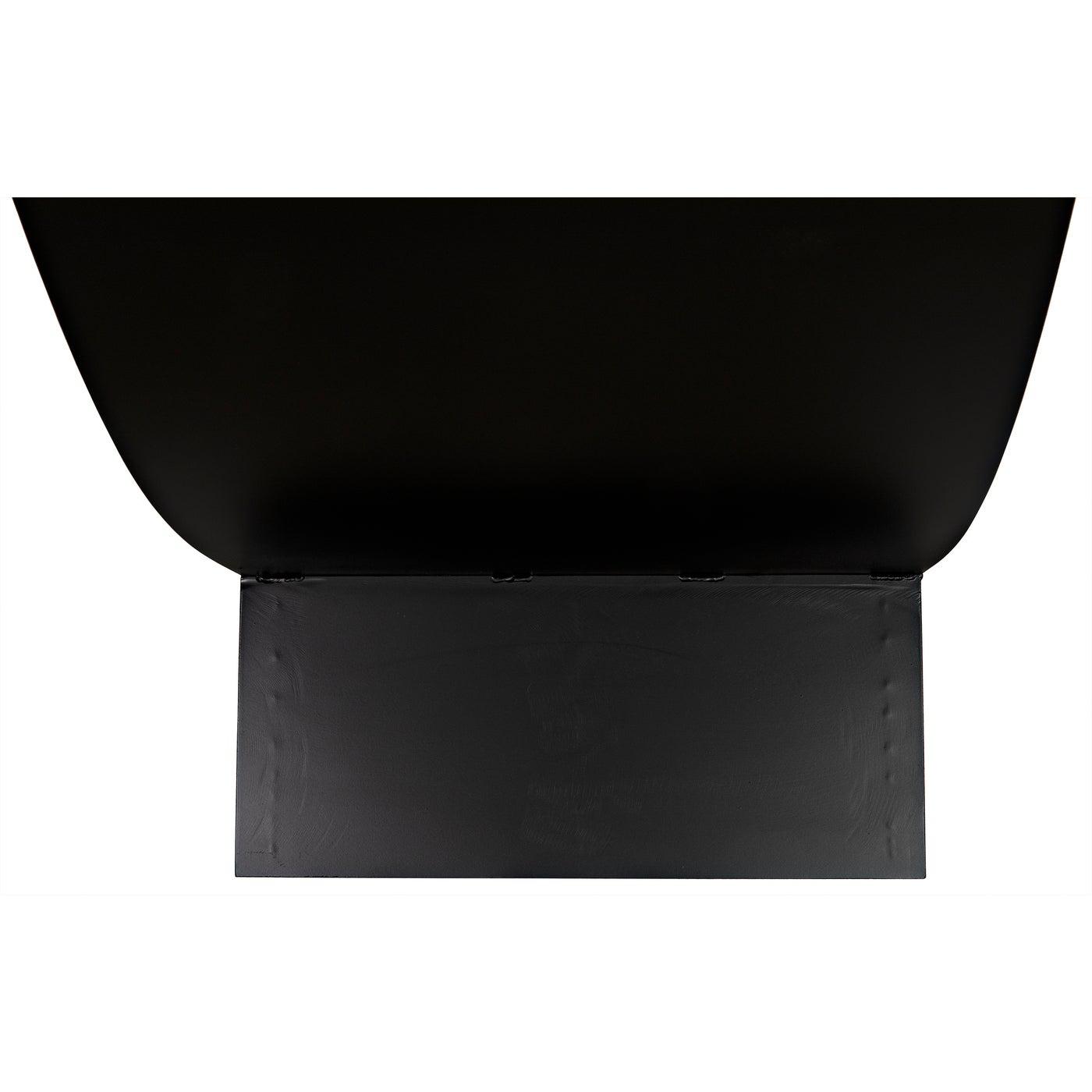 Noir James Metal Shelving, Black Metal-Noir Furniture-Blue Hand Home
