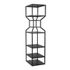 Noir Downtown A Bookcase, Black Metal-Noir Furniture-Blue Hand Home