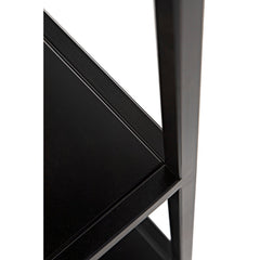Noir Downtown B Bookcase, Black Metal-Noir Furniture-Blue Hand Home