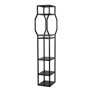 Noir Downtown B Bookcase, Black Metal-Noir Furniture-Blue Hand Home