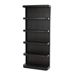 Noir Dido Bookcase, Black Metal-Noir Furniture-Blue Hand Home