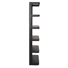 Noir Dido Bookcase, Black Metal-Noir Furniture-Blue Hand Home
