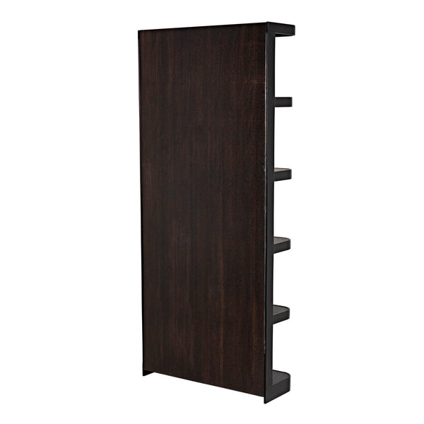 Noir Dido Bookcase, Black Metal-Noir Furniture-Blue Hand Home