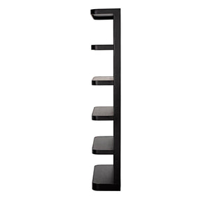 Noir Dido Bookcase, Black Metal-Noir Furniture-Blue Hand Home