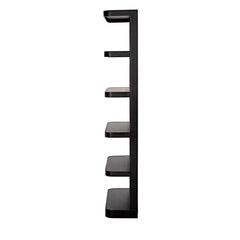 Noir Dido Bookcase, Black Metal-Noir Furniture-Blue Hand Home