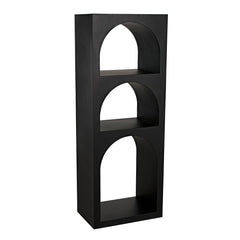 Aqueduct Bookcase, A, Black Metal