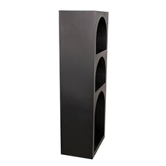 Aqueduct Bookcase, A, Black Metal