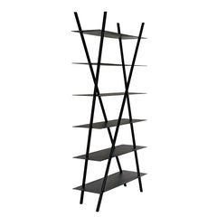 Noir Siddhartha Bookcase, Black Metal-Noir Furniture-Blue Hand Home