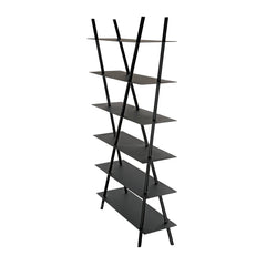 Noir Siddhartha Bookcase, Black Metal-Noir Furniture-Blue Hand Home