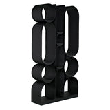 Letty Bookcase-Noir Furniture-Blue Hand Home