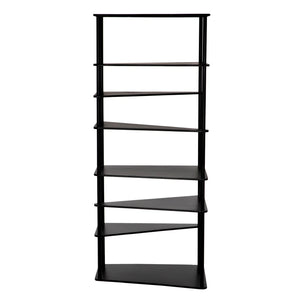 Everest Bookcase-Noir Furniture-Blue Hand Home
