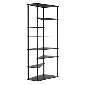 Everest Bookcase-Noir Furniture-Blue Hand Home
