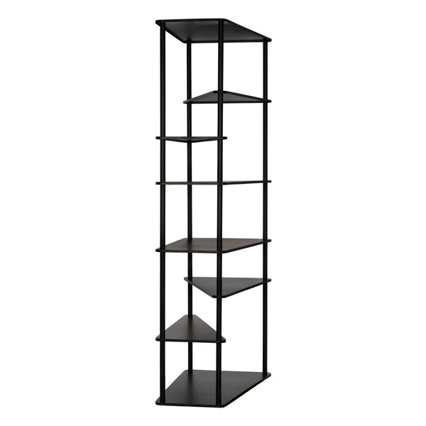 Everest Bookcase-Noir Furniture-Blue Hand Home
