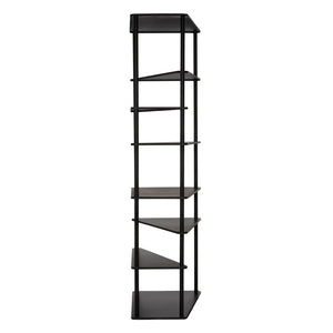 Everest Bookcase-Noir Furniture-Blue Hand Home