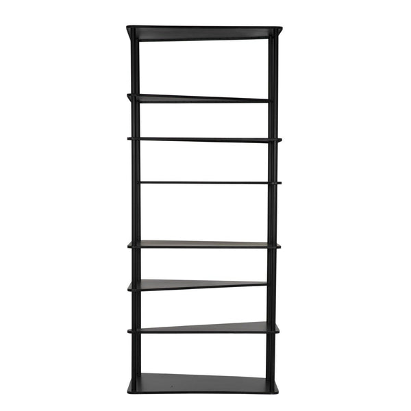 Everest Bookcase-Noir Furniture-Blue Hand Home
