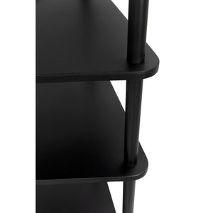 Everest Bookcase-Noir Furniture-Blue Hand Home