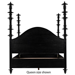 Ferret Bed, Eastern King, Hand Rubbed Black