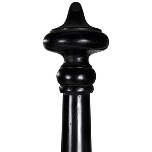 Noir Furniture New Douglas Bed, Eastern King, Hand Rubbed Black-Noir Furniture-Blue Hand Home