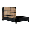 Porto Bed A with Headboard And Frame, Queen-Noir Furniture-Blue Hand Home