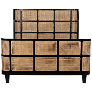 Noir Furniture Porto Bed, Queen, HB-Noir Furniture-Blue Hand Home