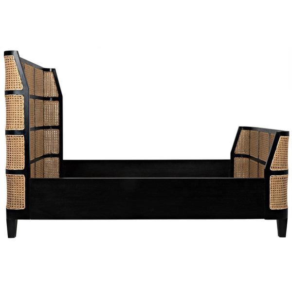 Noir Furniture Porto Bed, Queen, HB-Noir Furniture-Blue Hand Home