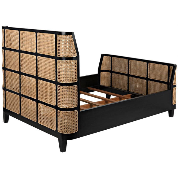 Noir Furniture Porto Bed, Queen, HB-Noir Furniture-Blue Hand Home