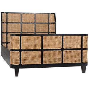 Noir Furniture Porto Bed, Queen, HB-Noir Furniture-Blue Hand Home