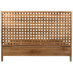 Noir Furniture Quinnton Bed, Queen, Teak-Noir Furniture-Blue Hand Home
