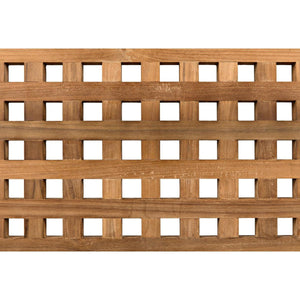 Noir Furniture Quinnton Bed, Queen, Teak-Noir Furniture-Blue Hand Home