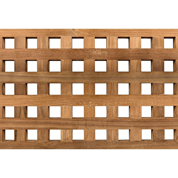 Noir Furniture Quinnton Bed, Queen, Teak-Noir Furniture-Blue Hand Home