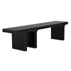 Kir Bench, Hand Rubbed Black-Noir Furniture-Blue Hand Home