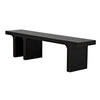 Kir Bench, Hand Rubbed Black-Noir Furniture-Blue Hand Home