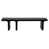 Kir Bench, Hand Rubbed Black-Noir Furniture-Blue Hand Home