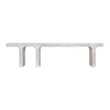 Kir Bench, White Wash-Noir Furniture-Blue Hand Home