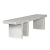 Kir Bench, White Wash-Noir Furniture-Blue Hand Home