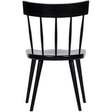 Noir Furniture Esme Chair, Hand Rubbed Black-Noir Furniture-Blue Hand Home