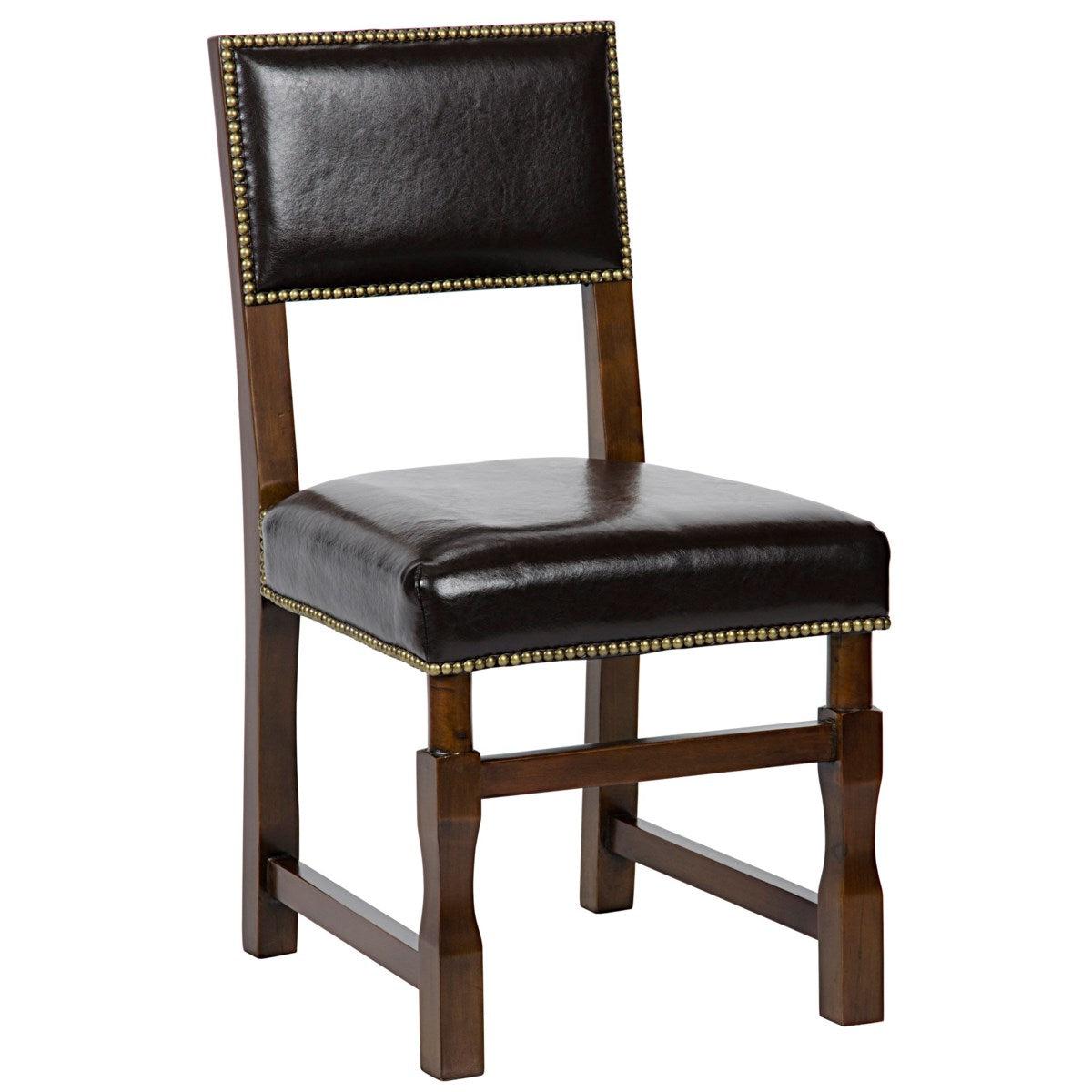 Noir Abadon Side Chair-Noir Furniture-Blue Hand Home