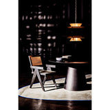 Noir Furniture Jude Chair w/Caning, Black-Noir Furniture-Blue Hand Home