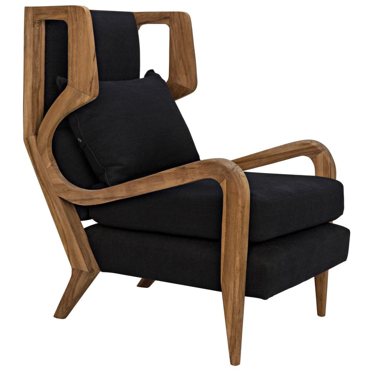 Noir Furniture Carol Chair, Teak-Noir Furniture-Blue Hand Home