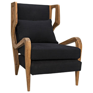 Noir Furniture Carol Chair, Teak-Noir Furniture-Blue Hand Home
